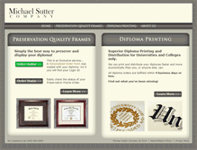Tablet Screenshot of michaelsutter.com